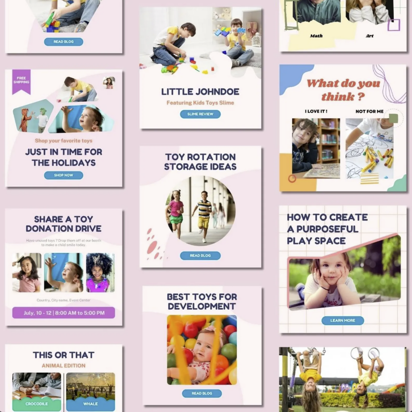 3500+ Canva Social Media Templates | Instagram, Facebook, Pinterest & Business Marketing